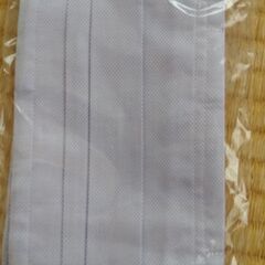 【新品】日本製手縫い　布マスクブルー3枚入り男性用の画像