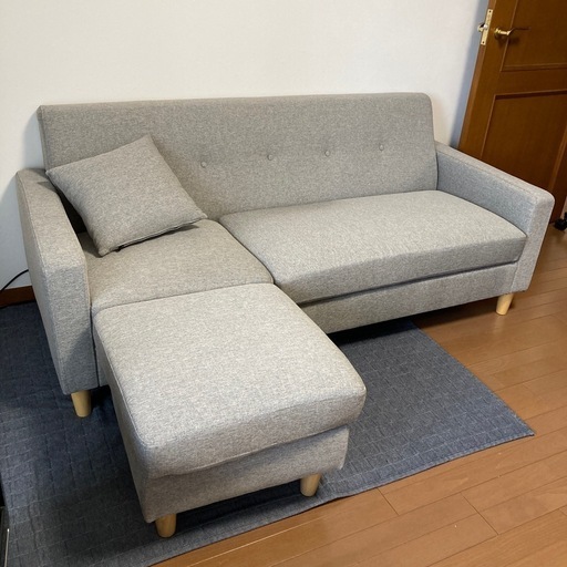 【受け渡し予定者決定済み】オットマン付き　ソファ