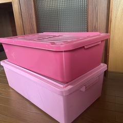 レトロポップ　昭和レトロ　衣装ケース　2個