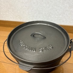 中古美品　キャプテンスタッグ　ダッチオーブン　30cm  の画像
