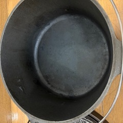 中古美品　キャプテンスタッグ　ダッチオーブン　30cm  の画像