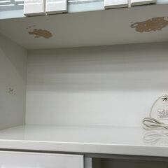 ★ジモティ割あり★TJ11566 NITORI レンジボード 白 H180×D40×W88.4 クリーニング済み の画像