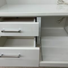 ★ジモティ割あり★TJ11566 NITORI レンジボード 白 H180×D40×W88.4 クリーニング済み の画像