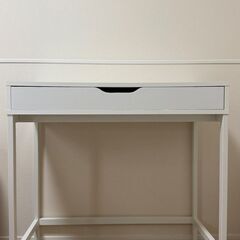 【引き取りのみ】IKEA ALEX アレクス ホワイト 化粧/学...