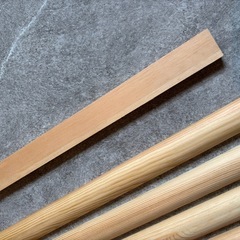木材　木　棒　DIY 6本セットの画像