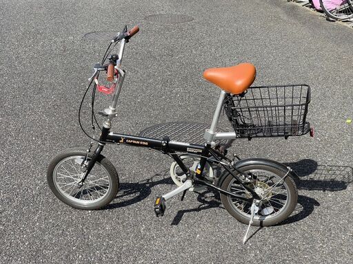 キャプテンスタッグ　16インチ 折りたたみ自転車　　新古品 キャプテンスタッグ(CAPTAIN STAG) リーチ16インチフォールディング