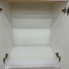 ★ジモティ割あり★TJ11567  食器棚 白 H180×D40×W88.4 クリーニング済み の画像