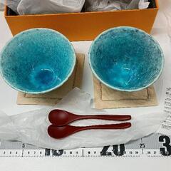 0506-349 ペアカップ　スプーン付き