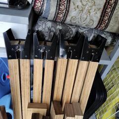 DIY 2×4 ブラケット 石ふるいの画像