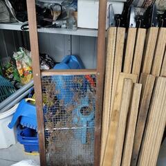 DIY 2×4 ブラケット 石ふるい