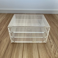 【お譲りします】無印良品　アクリル引出し3段（小）