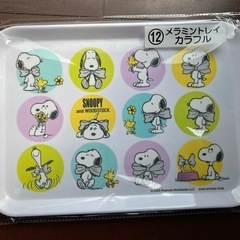 【新品】コンビニくじ　SNOOPYトレイ