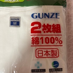 男性　肌着シャツ2枚の画像