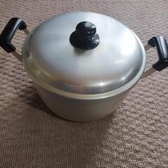 両手アルミ鍋　蒸し器