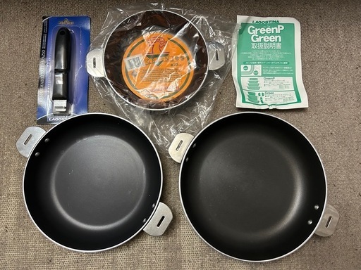 【美品】フライパン　取手外せる　3枚セット