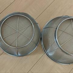 お値下！【未使用中古】大きめザル2個セットの画像