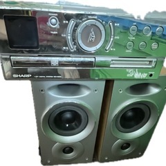 【無料】シャープ SD-CX9 DVD・MD・CDコンポ（早期引き取り希望