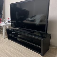 テレビ台 黒 【横120×高さ35×奥行40】
