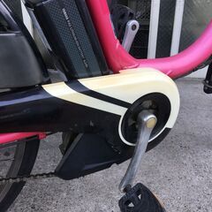 地域限定送料無料　ヤマハ　パス　ナチュラ　6,2AH　子供乗せ　ピンク　アシスタ　ビビDX　神戸市　電動自転車　の画像