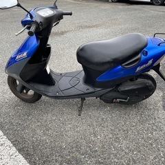 お話し中　スズキ　レッツ2青　普通に乗れる　型式CA1PA　セルＯＫ！福岡市の画像