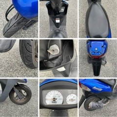 お話し中　スズキ　レッツ2青　普通に乗れる　型式CA1PA　セルＯＫ！福岡市の画像
