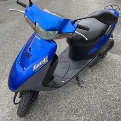 お話し中　スズキ　レッツ2青　普通に乗れる　型式CA1PA　セルＯＫ！福岡市の画像