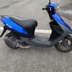 お話し中　スズキ　レッツ2青　普通に乗れる　型式CA1PA　セルＯＫ！福岡市の画像
