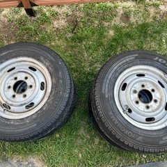 旭川　　ハイエース鉄ホイール夏タイヤ4本セット中古
