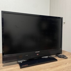 MITSUBISHI テレビ 32型ブルーレイレコーダー内蔵