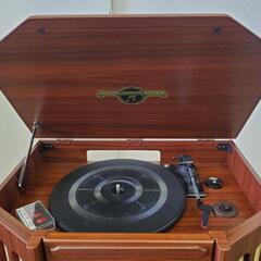 B707 レコード.CD.カセット.ラジオプレーヤー★音聴箱の画像