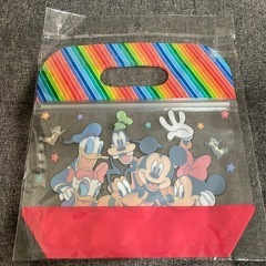 ディズニー ビニールバッグ 未使用の画像