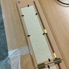 0506-829 フォトフレーム 木製 身長計付きの画像
