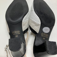 A2505-185 MIHAMA バックストラップサンダル レディース FLH50 サイズ22cm 中古美品の画像