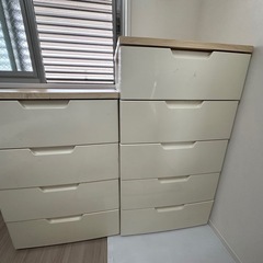プラスチック 押入れ収納　収納チェスト　
タンス　収納ケースの画像