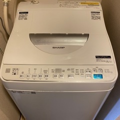 シャープ　乾燥機付き洗濯機 5.5キロ