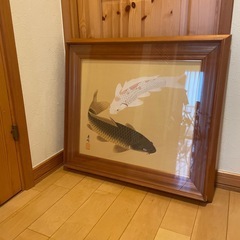 無料　鯉の絵画