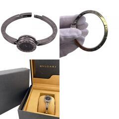 ブルガリ BVLGARI 腕時計 黒文字盤 稼働品 ビーゼロワン BZ22S ブラックの画像