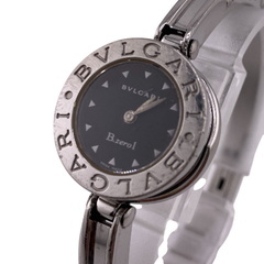 ブルガリ BVLGARI 腕時計 黒文字盤 稼働品 ビーゼロワン BZ22S ブラックの画像