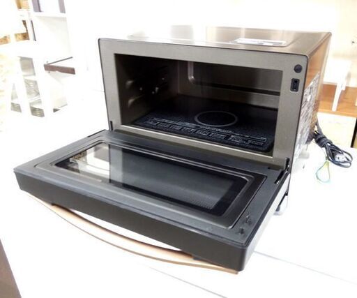 SHARP オーブンレンジ 18L 縦開 RE-SD18A-B ブラック 2022年製 ヘルツ