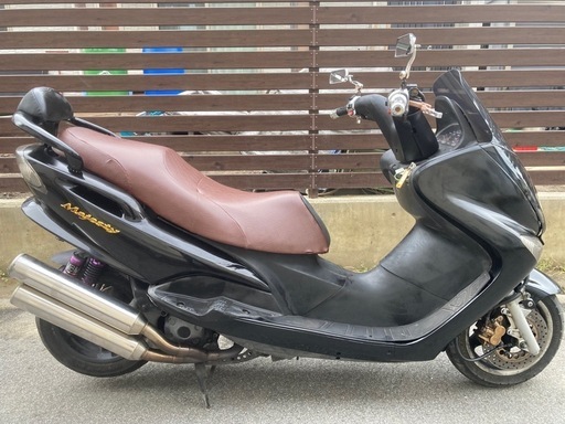 ヤマハ マジェスティ125 5CA キャブ車 エンジン実動 ベース車