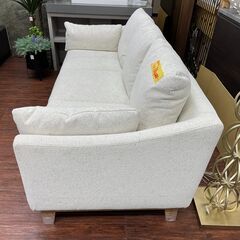 【モデルルーム展示品】W1850 三人掛けソファ アイボリー【JY0506-03】の画像
