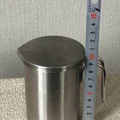 未使用の「ヨシカワ and  ステンレス ミニオイルポット」を阪神芦屋までとりに来られる方に500円でお譲りしますの画像
