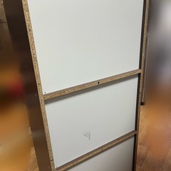 3段カラーボックス（キズ汚れあり）の画像