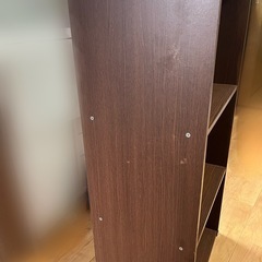 3段カラーボックス（キズ汚れあり）の画像