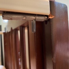 木製ベビーベッドと寝具(近くなら配達可)の画像