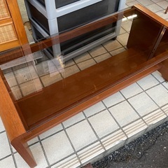 ガラステーブル ローテーブル テーブル モダン ハワイアン お洒...