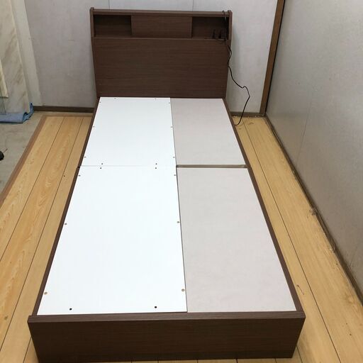 ニトリ Nスリープ収納&コンセント シングルベッドセット 【糸島 ニトリ Nスリープ収納&コンセント シングルベッドセット 【糸島