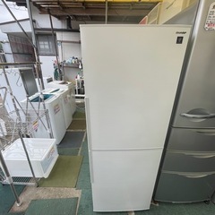 【リサイクルサービス八光】2019年製　シャープ SHARP プラズマクラスター冷蔵庫 (280L 右開き) 2ドア ホワイト系 SJ-PD28E-W