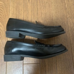 レディース ローファー 黒  25.0センチの画像