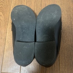 レディース ローファー 黒  25.0センチの画像